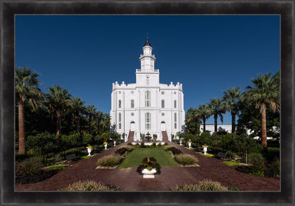 St. George Utah Nothing But Blue Skies Large Wall Art
