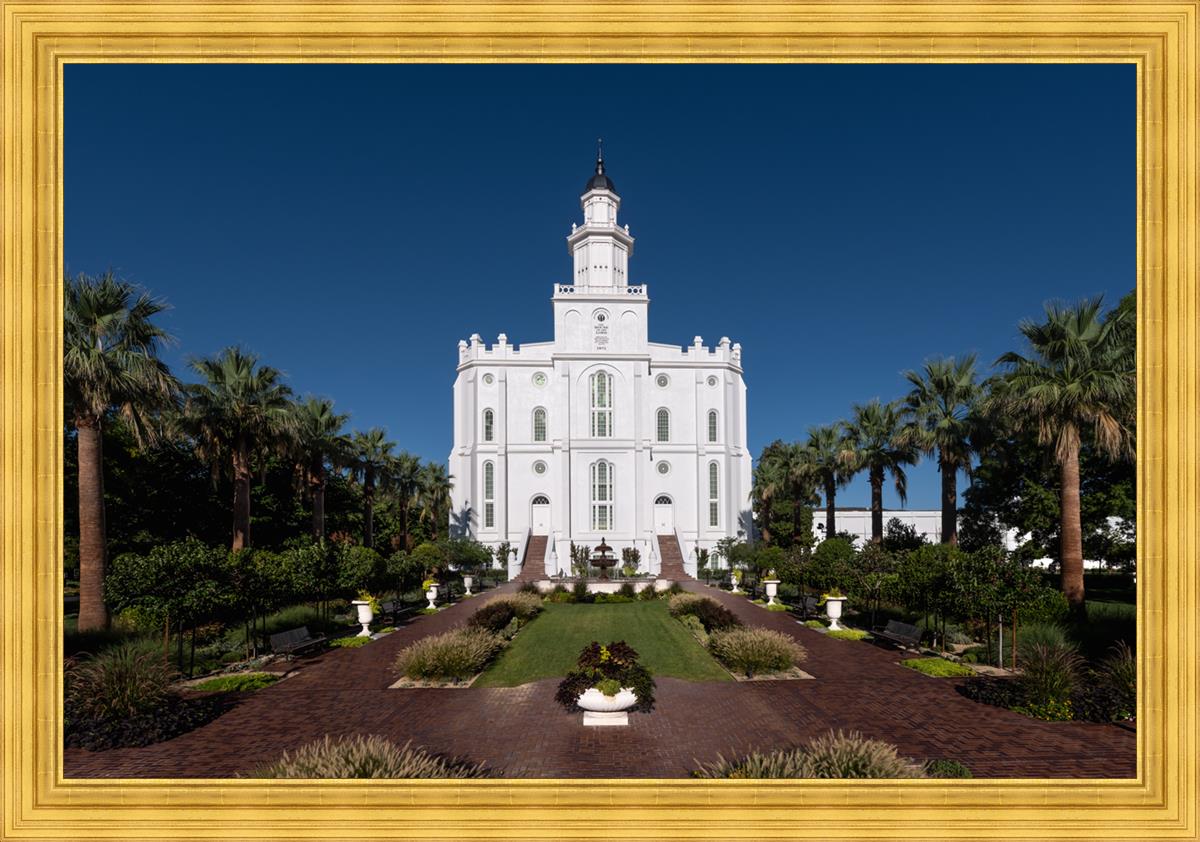 St. George Utah Nothing But Blue Skies Large Wall Art