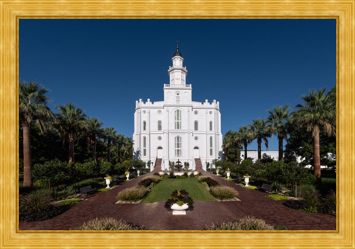 St. George Utah Nothing But Blue Skies Large Wall Art