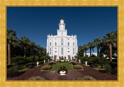 St. George Utah Nothing But Blue Skies Large Wall Art