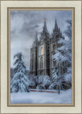 Salt Lake Temple Snow