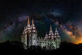 Salt Lake Temple Milky Way