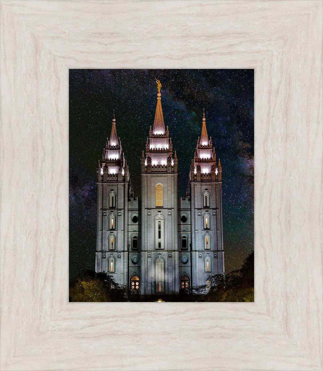 Salt Lake Temple Milky Way Vertical