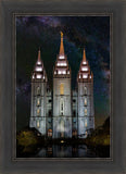 Salt Lake Temple Milky Way Vertical