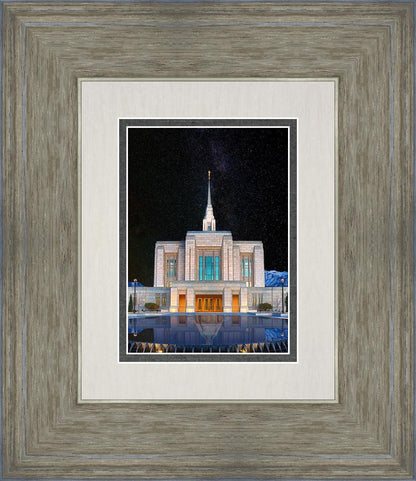 Ogden Temple Milky Way