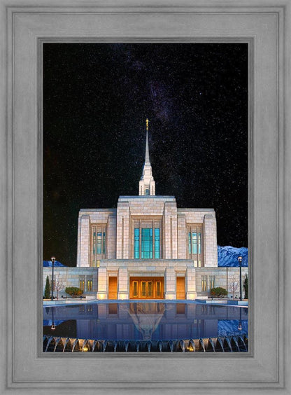 Ogden Temple Milky Way