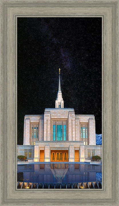 Ogden Temple Milky Way