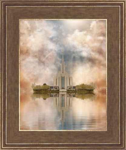 Millennial Reflection Oquirrh Mountain Temple