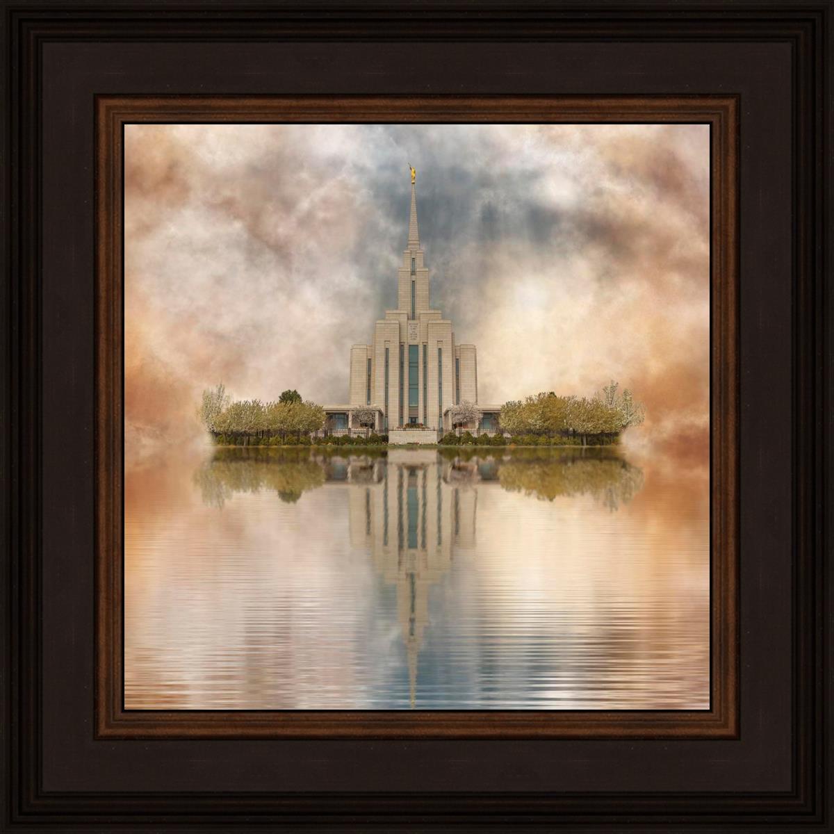 Millennial Reflection Oquirrh Mountain Temple