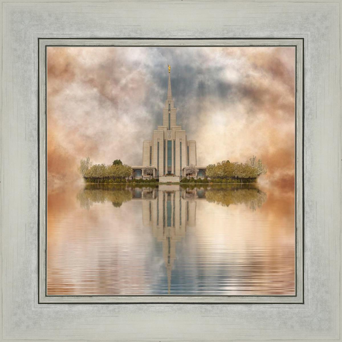Millennial Reflection Oquirrh Mountain Temple