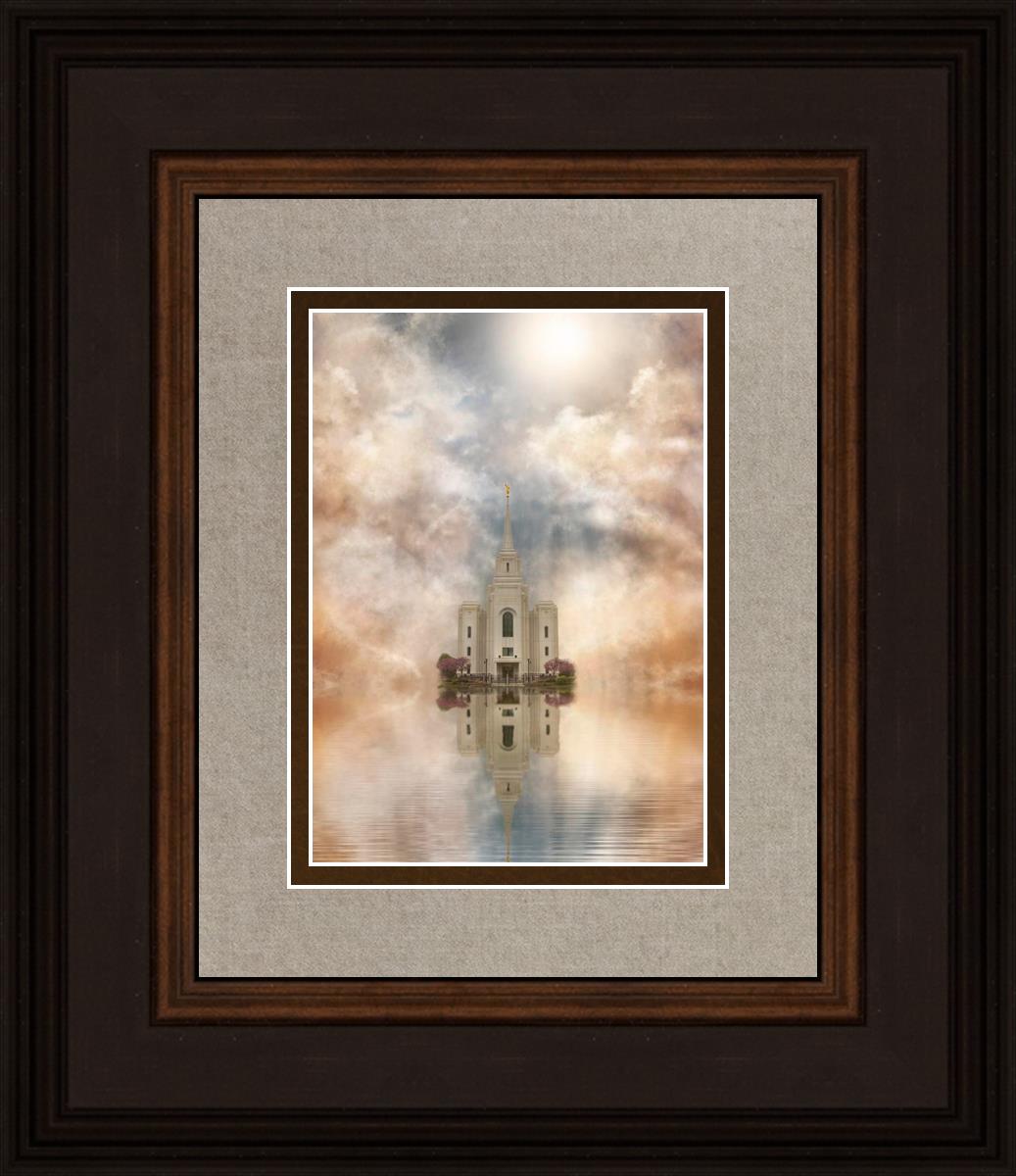 Millennial Reflection Brigham City Utah Temple