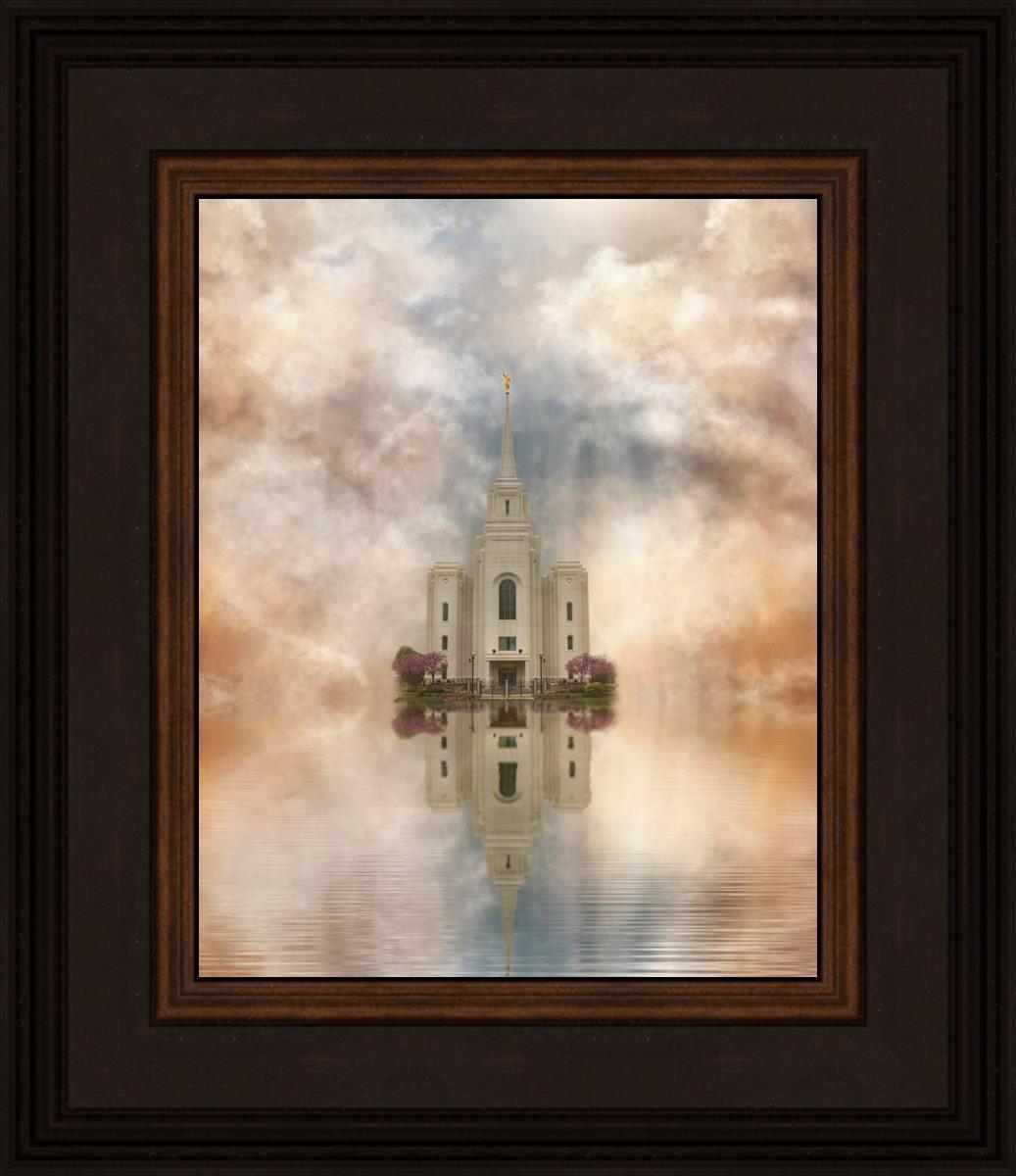 Millennial Reflection Brigham City Utah Temple