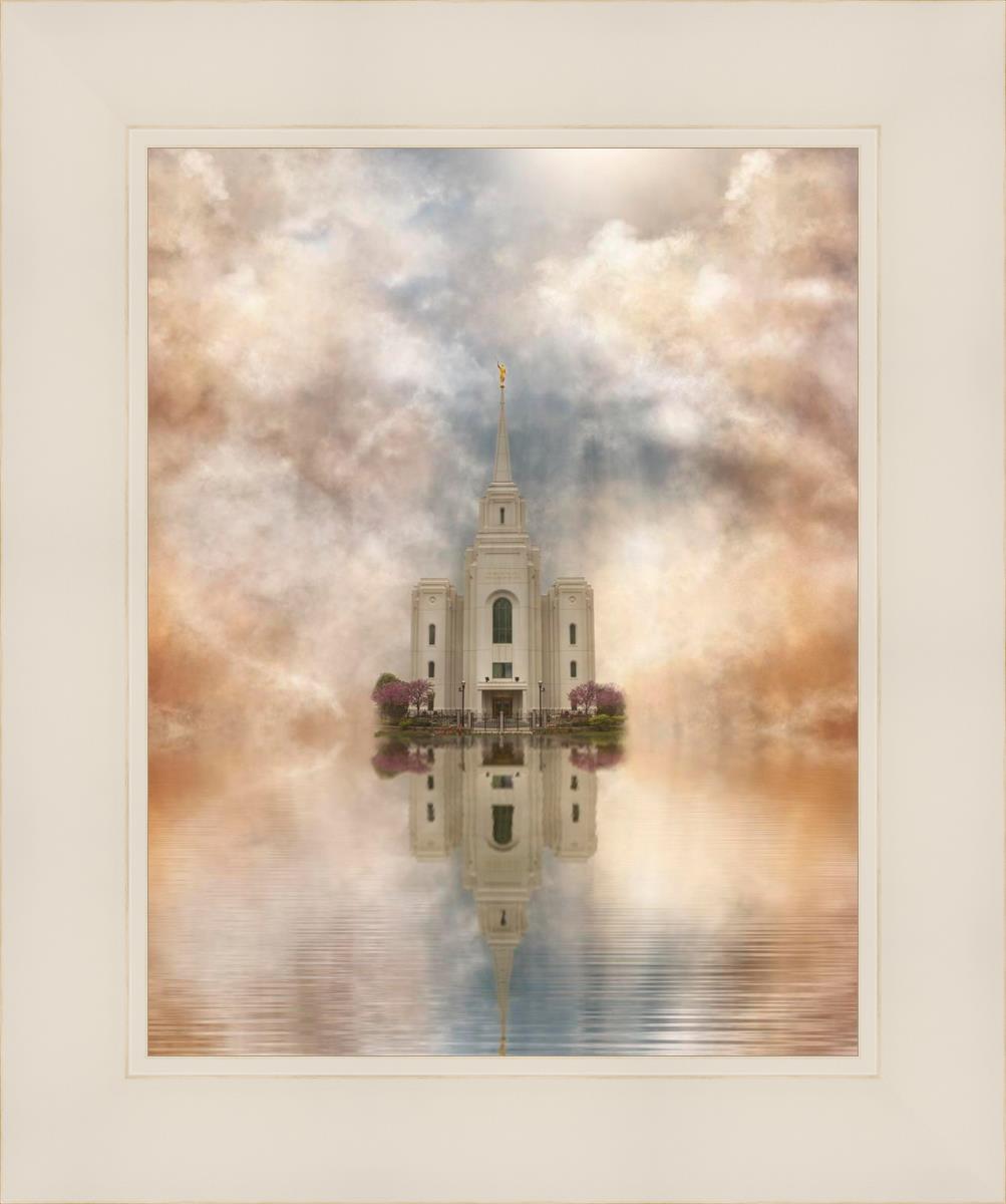 Millennial Reflection Brigham City Utah Temple