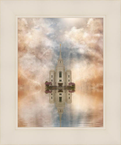Millennial Reflection Brigham City Utah Temple