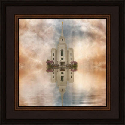 Millennial Reflection Brigham City Utah Temple