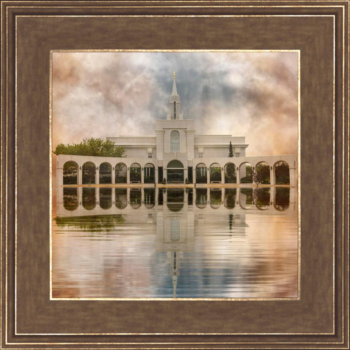 Millennial Reflection Bountiful Utah Temple
