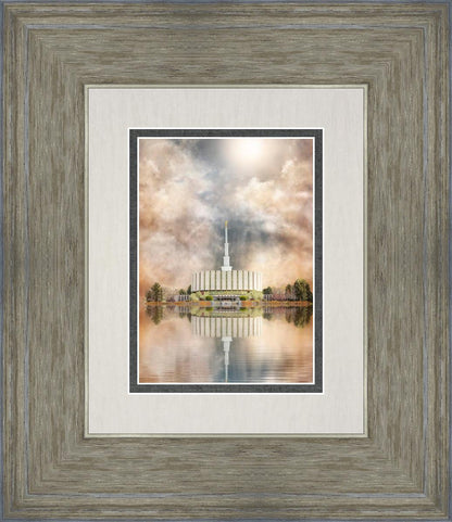 Millennial Reflection Provo Utah Temple
