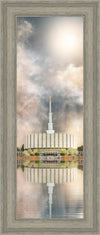 Millennial Reflection Provo Utah Temple