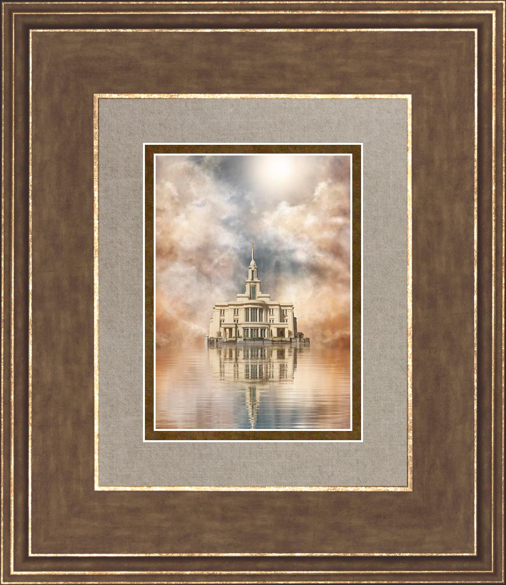 Millennial Reflection Payson Utah Temple