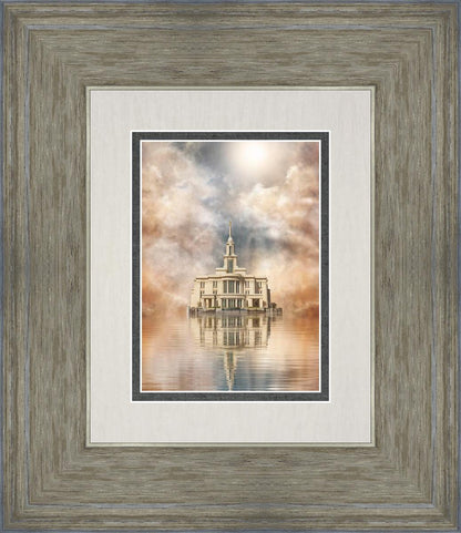 Millennial Reflection Payson Utah Temple