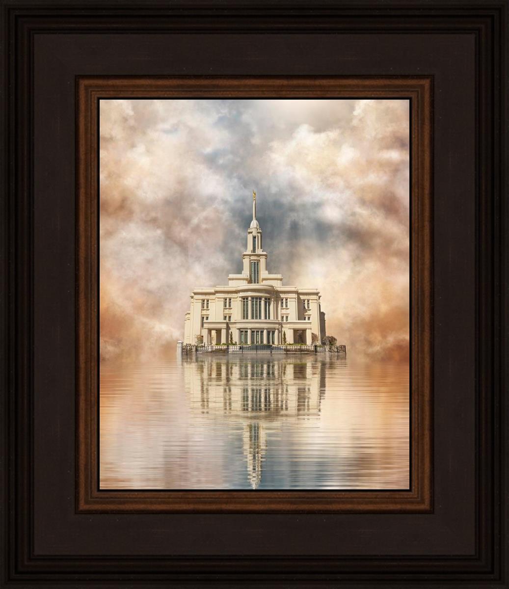 Millennial Reflection Payson Utah Temple