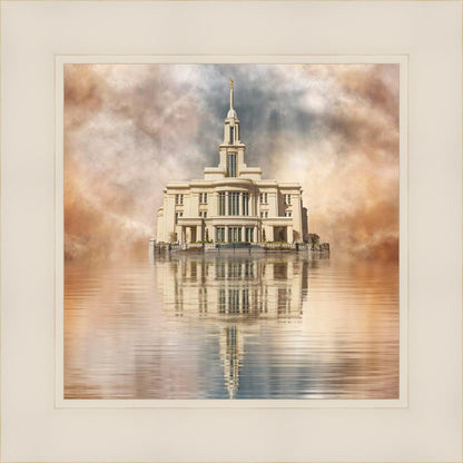 Millennial Reflection Payson Utah Temple