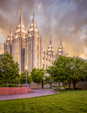 Salt Lake City Utah Eternal Glow