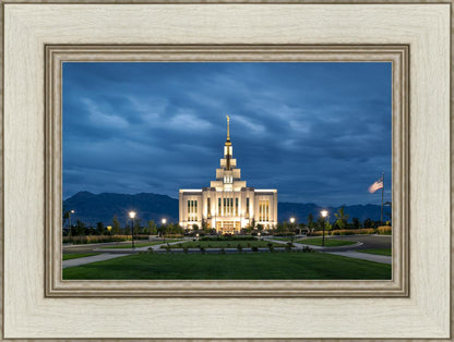 Saratoga Springs Utah Blue Night