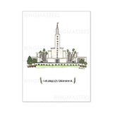 5x7" Temple Prints Illustrations (Click to Select Temples)