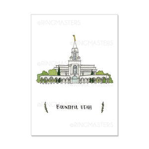 Temple Prints Illustrations (Click to Select Temples)
