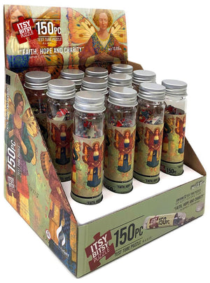 Faith, Hope & Charity 12 Pack Test Tube Itsy Bitsy Puzzle