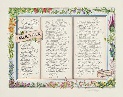 Young Women Theme Original Artwork