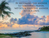 Becoming the Answer Motivisional Poster