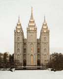 Salt Lake City Temple Warming Reflection