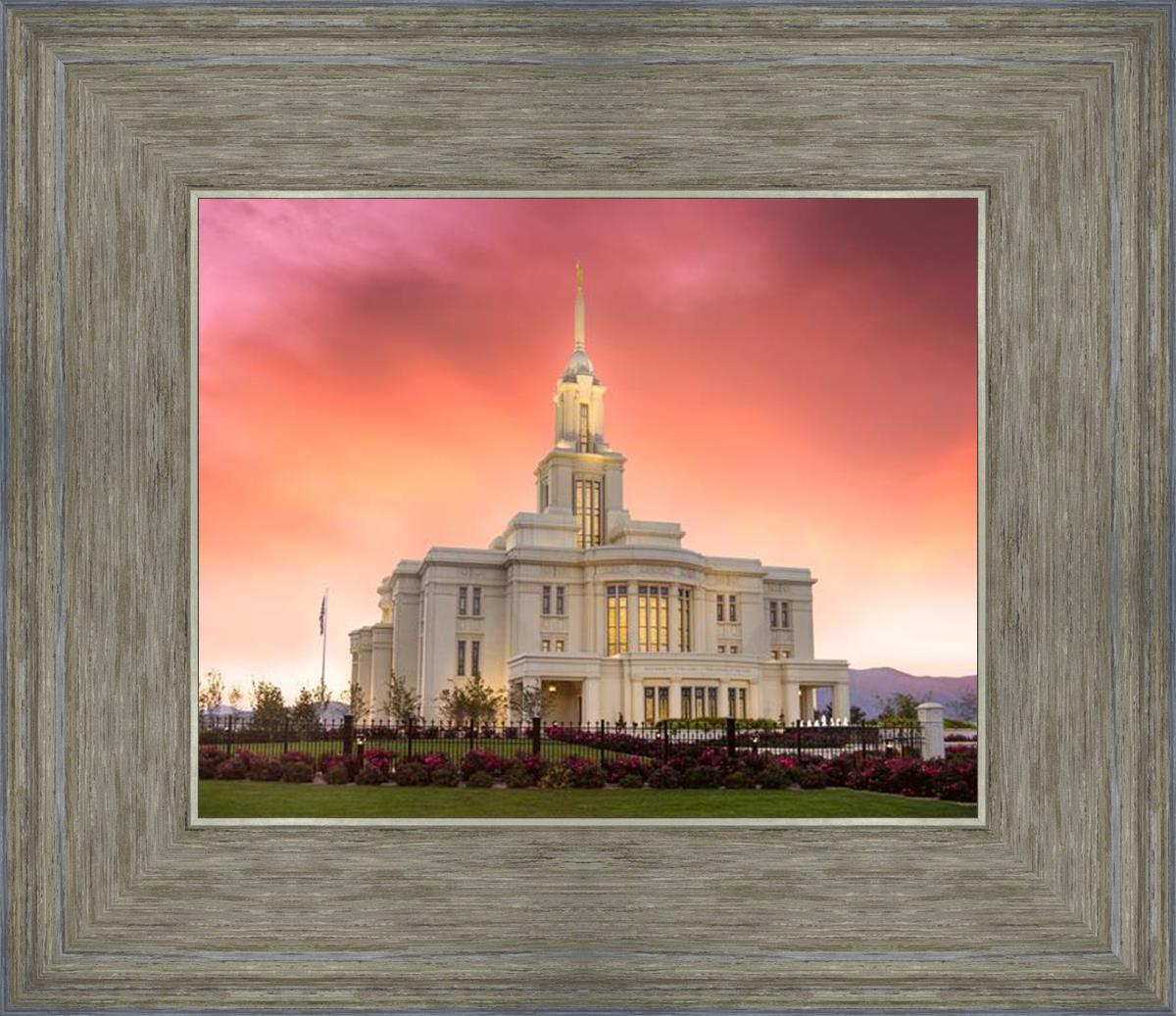Payson Temple Glory in Stages