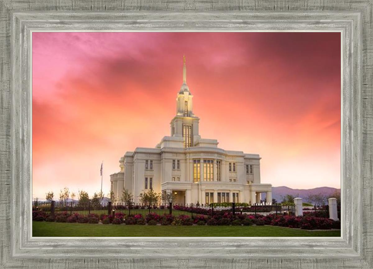 Payson Temple Glory in Stages