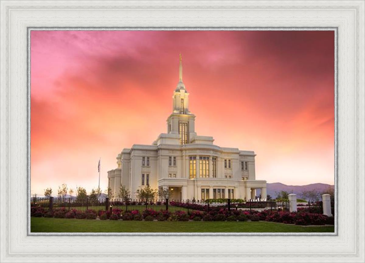 Payson Temple Glory in Stages