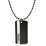 I Commit Dog Tag Necklace