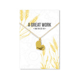 A Great Work heart Necklace 2021 Youth Theme LDS Latter-day saint youth d&c 64:33-34