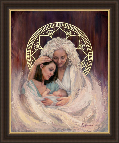 Mother's Embrace Large Wall Art