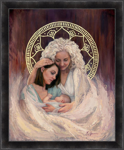Mother's Embrace Large Wall Art