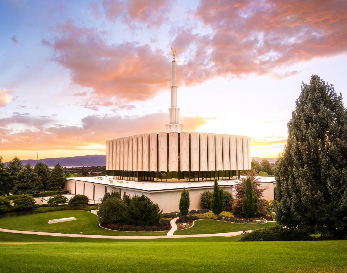 Provo Temple - Sunset Serenity