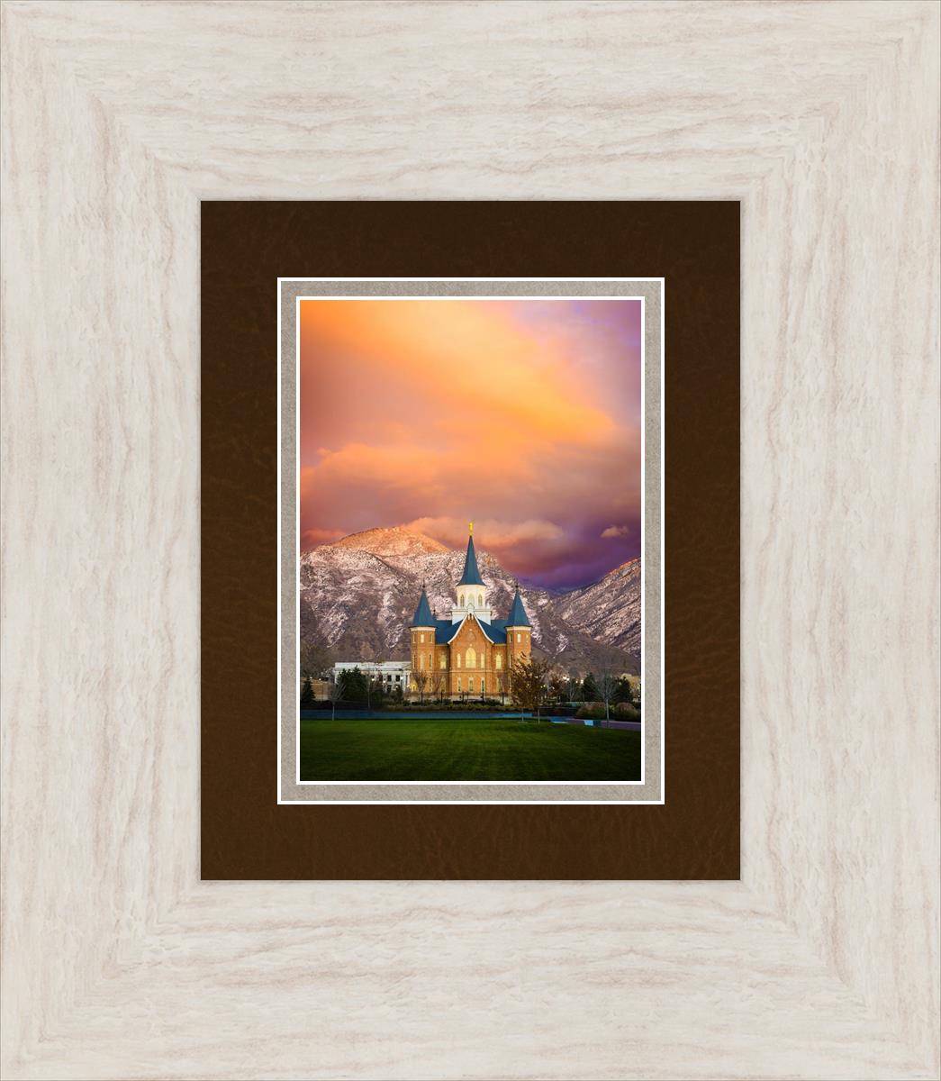 Provo City Center Temple - Colored Sky