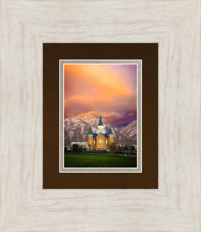 Provo City Center Temple - Colored Sky