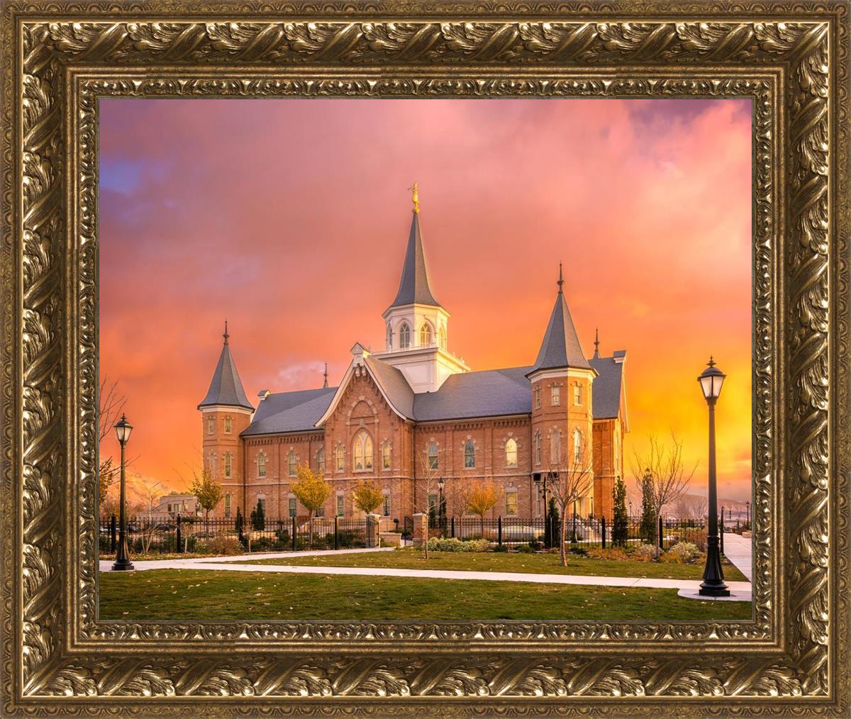 Provo City Center Temple - Fall Sunset