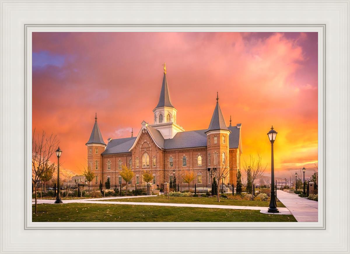 Provo City Center Temple - Fall Sunset
