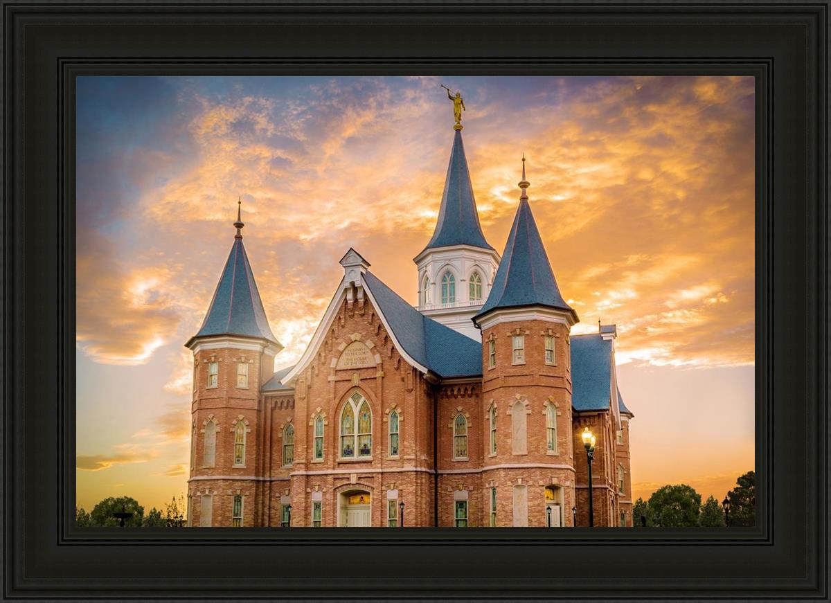 Provo City Center Temple - Golden Sunset