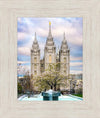 Salt Lake Temple Spring Fountain