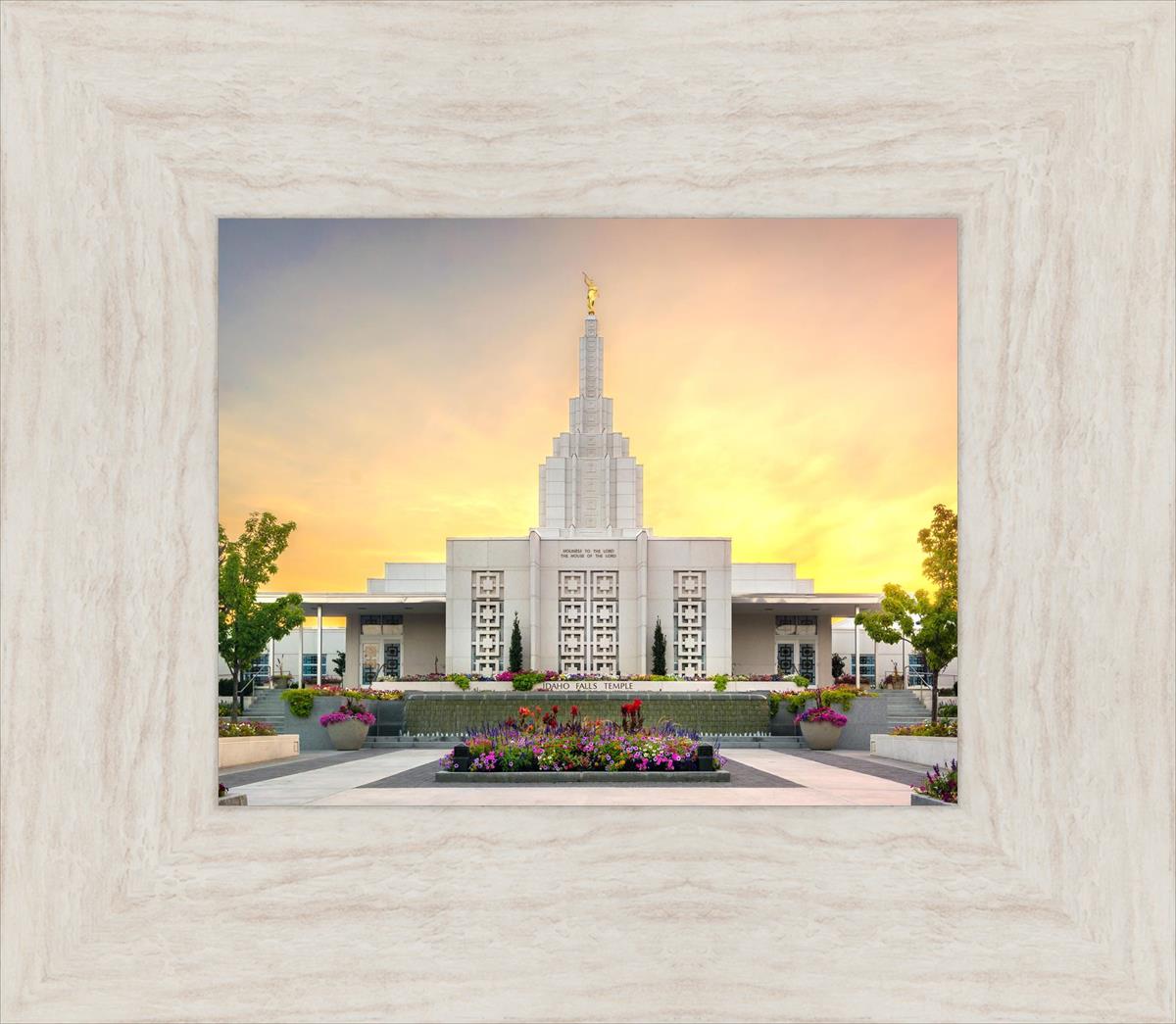 Idaho Falls Temple Summer Glow