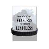 Fearless Silicone Bracelet or Wristband